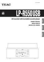 Teac LP-R550-USB-Owners-Manual 